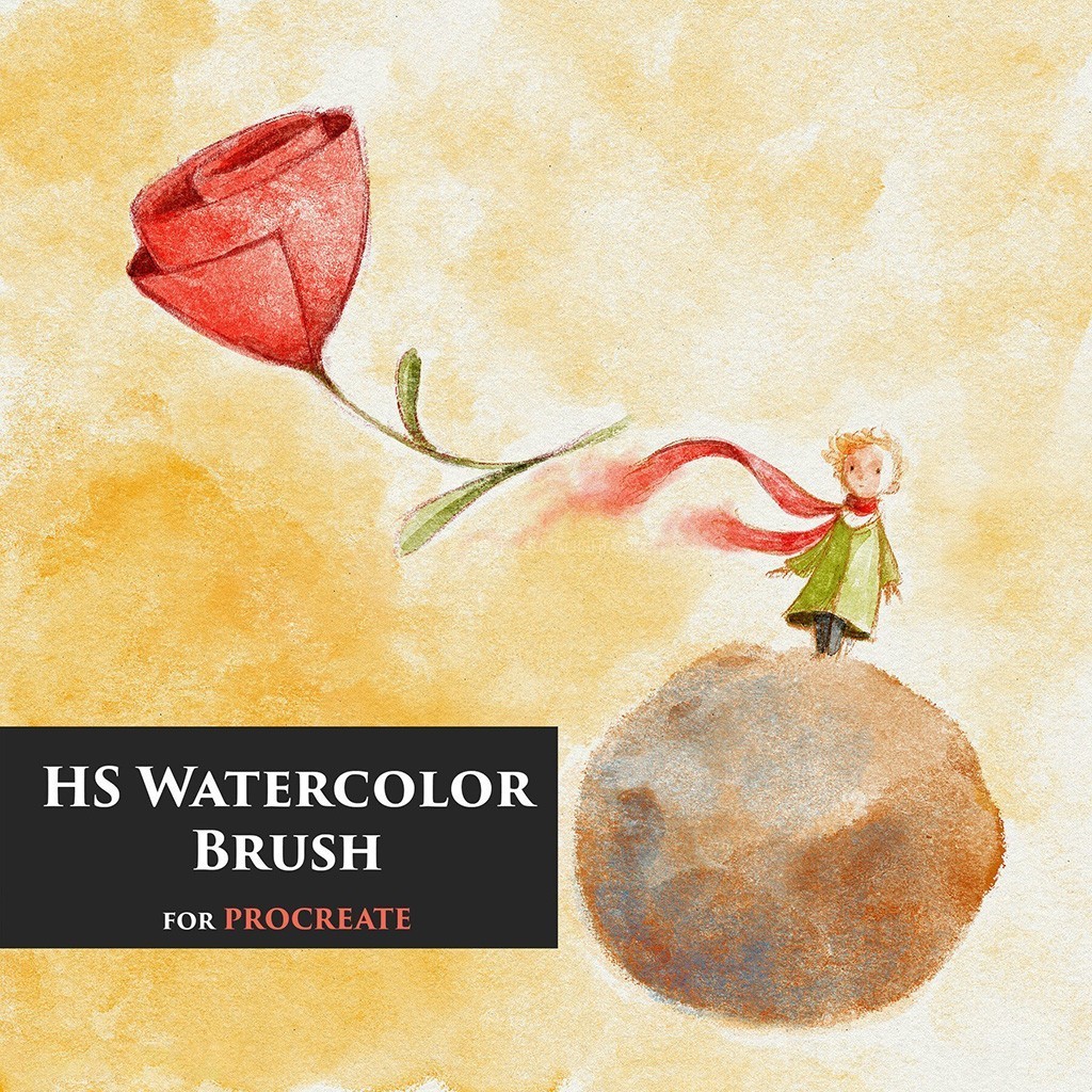 30+儿童绘本水粉彩铅Procreate笔刷